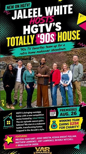Jaleel White Hosts HGTV’s Ultimate ’90s Home Makeover | VAR Shares