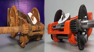 How a Rusted Motor Coil Machine Gets Restored to Life