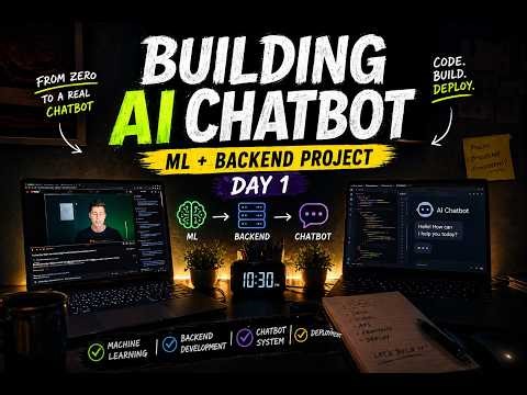 End-to-End AI Chatbot Project 🚀 (Machine Learning + Backend Series) Trying to Finish the Project