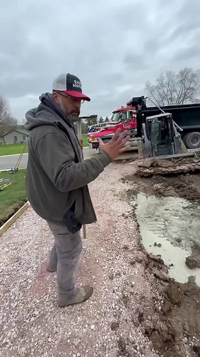 A Solid Base For Concrete! #reels #worker #job #concrete #base | Victory Outdoor Services