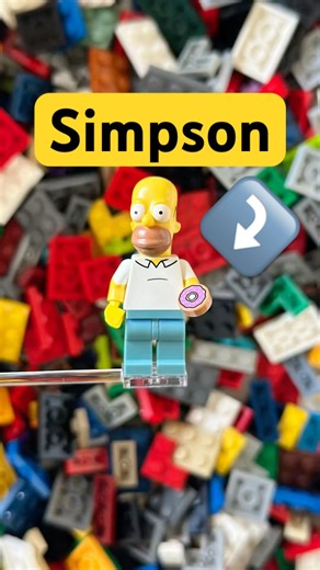 Simpson lego Minifig #minifigures #minifigs #lego #simpsons ￼