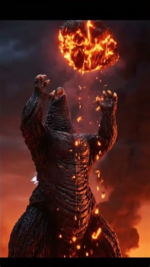 GODZILLA'S LAVA LAUNCH! Molten Destruction" #shorts #godzilla #godzillavskong #kaiju