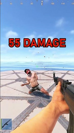How Much Damage an SKS Headshot Deals #rust #rusttips #rustgame