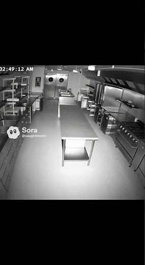 Ghost in the Hotel Kitchen?! 😱 Late-Night CCTV Captures Terrifying Activity! #cctv #ghosts #cctv