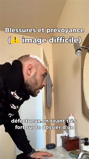 Thibault Laurent | Fitness, Nutrition & Lifestyle on Instagram: "Aujourd’hui je me suis littéralement ouvert le crâne 💥 Appareil défectueux, dossier de banc qui revient plein pot sur ma tête… et voilà la plaie que vous voyez dans la vidéo. En presque 10 ans de métier, c’est la première fois que ça m’arrive. Mais si ça peut arriver à un coach pro, ça peut aussi arriver à un client pendant une séance. 👉 C’est pour ça que quand vous faites appel à un coach sportif, il doit absolument avoir : ✅ Un