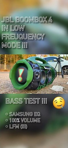JBL BOOMBOX 4 100% LFM BASS TEST !!! 🤤 #jbl #bass #party #speaker #satisfying