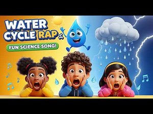 The Water Cycle Rap 🌊 | Fun Science Song for Kids | Evaporation, Condensation & Precipitation