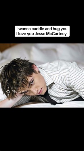 This looks real #jessemccartney I wanna cuddle with you I love you Jesse McCartney