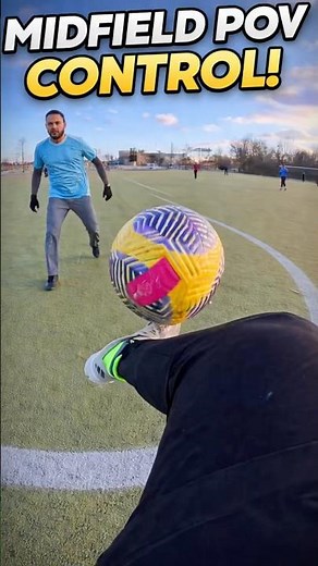 Satisfying Midfield Control & Clean Passing ⚽ #shorts #soccer #povsoccer
