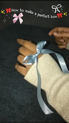 💙bow-tiful bow🎀✨#bow #satinribbon #giftbow #easybow #bowmaking #craft #diy #art #handmade #craft