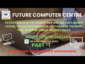 WordPad, a basic word processor included with Windows, several features for creating and editing.