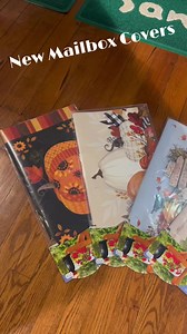 Just got a shipment of new Fall themed standard sized mailbox covers! #studiom #downtownsalisburync #stitchinpostgifts #shoplocal | Stitchin' Post Gifts