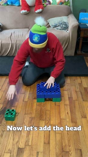 Can I build a turtle using 7 blocks