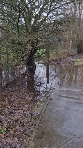 A video from the scene at Smestow Nature Reserve which backs onto the school field where the body was found this morning shows flooding near the entrance. LIVE updates below👇 | Express & Star
