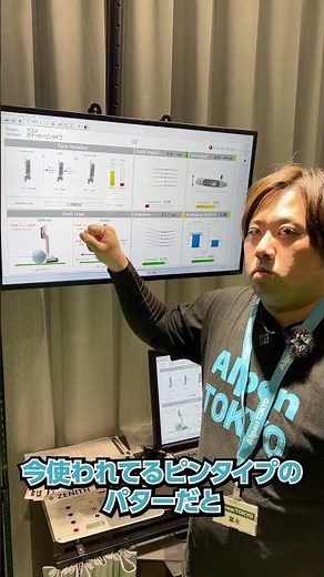 ゴルフ５フィッティング動画③ パターの方向性編