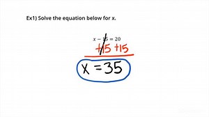 Solving Equations with Subtraction | Math | Study.com