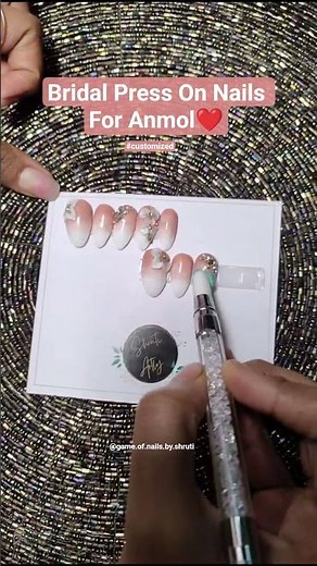 Bridal Press On Nails | Trendy BRIDE NAIL IDEAS