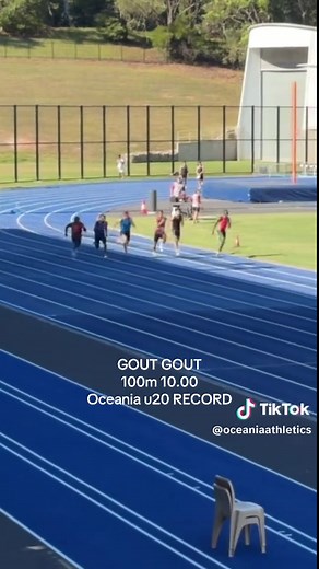 Gout Gout Sets Oceania U20 Record in Brisbane 100m