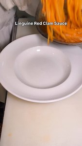 Simple, classic, unforgettable. Our Linguine with Red Clam Sauce is a timeless favorite made with fresh clams, garlic, and a rich tomato base. Mangia! #patsys #morrispark #pizzeria | Patsy's Pizza Morris Park