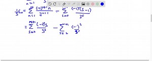 Determine the Euler sum of each of the following divergent series: (a) 1-1 1-1 ⋯ (-1)^n ⋯(b) 1-2 3-4 ⋯ (-1)^n-1 n ⋯(c) 1-2 4-8 ⋯ (-1)^n 2^n ⋯Also verify that the three series can be obtained formally by setting x=1 in the power-series expansions of (1 x)^-1,(1 x)^-2, and (1 2 x)^-1, respectively, and that the Euler sum in each case is the value taken on by the generating function when x=1. | Numerade