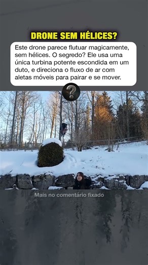O Drone que Voa 'Sem Hélices'? #curiosidades #mistérios