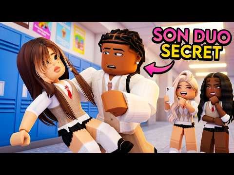 MY WORST ENEMY IN HIGH SCHOOL IS MY FORTNITE DUO?! 😱💔 on BERRY AVENUE 🏡 RP! Roblox story