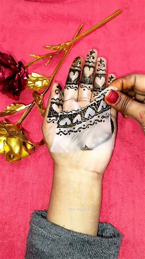 Stylish Mehndi Design ♥️ #shorts #mehndi #trending #stylish #latest #arabic #henna #mehandi #video