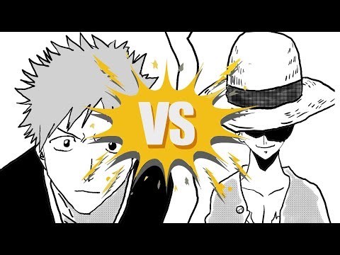 ICHIGO VS LUFFY (fan animation)