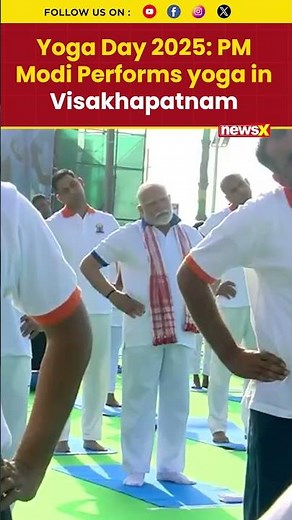 Yoga Day 2025 | PM Modi Leads Yoga Day 2025 Celebrations in Visakhapatnam with Andhra Leaders