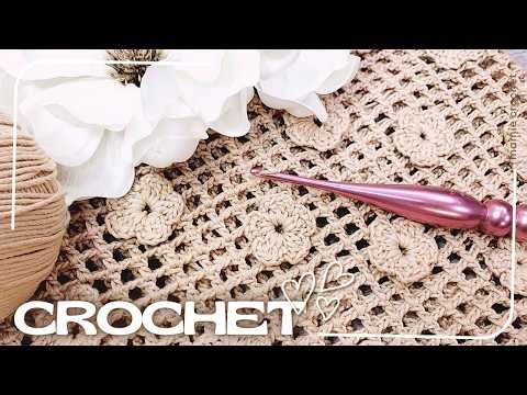 🧶 ADORABLE CROCHET FLOWER TOTE BAG ✨ FIORA TUTORIAL @MamieCrochet