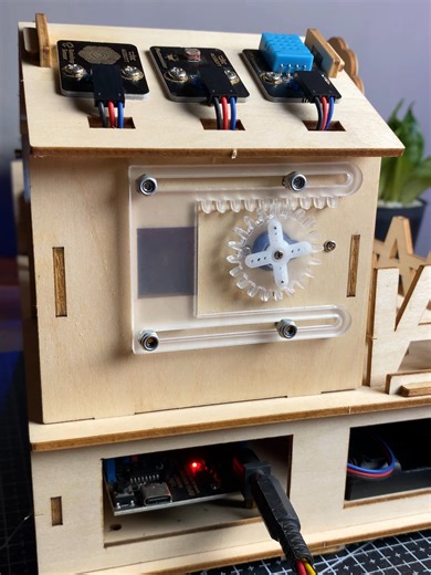 Automatic Window Control | Smart Home #SmartHome #ACEBOTT #ESP32