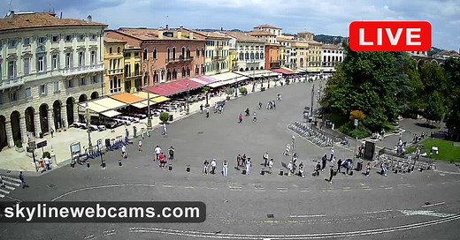 【LIVE】 Webcam Verona - Liston | SkylineWebcams