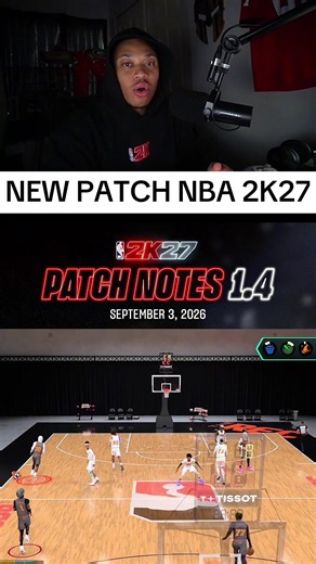 Our FIRST gameplay patch will come before Season 2 NBA 2K27 #2k #nba2k #2k27 #fyp #viral