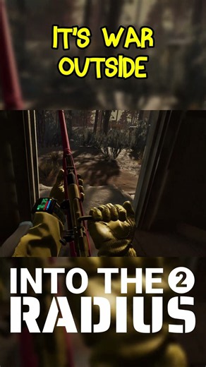 Gun Shot Everywhere | Into The Radius 2 #shorts