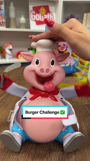 Belly BUSTIN’ fun 🐷🍔 #preschoolactivities #popthepig #prek #bellyfat #fypsounds