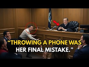 Rich Model Throws Phone at Judge – 10 Seconds Later She’s in Handcuffs
