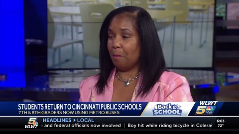 Cincinnati Public Schools opens new school year with middle schoolers using Metro buses to get to class