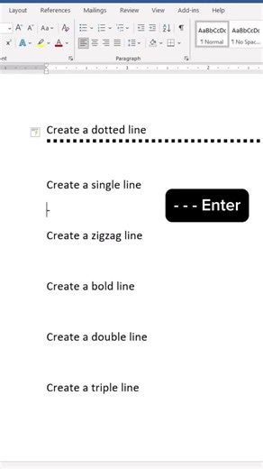 Create Professional Lines in Word with These 6 Styles⚡️