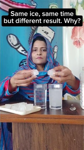 Amazing Science Trick: Ice Melting Mystery Revealed!#science#steam#learning#