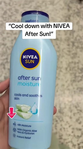 Nivea sun after sun moisture cools and soothes skin #tiktokmademebuyit #aftersun #nivea #dealdrops