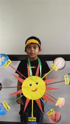 Student Speech on "Solar System” by Aarush- UKG - Rojavanam International School Aarush from UKG–B delivered a wonderful speech about the eight planets in our Solar System. He confidently explained their names and special features with great enthusiasm. 敖✨ | Rojavanam International School | Facebook