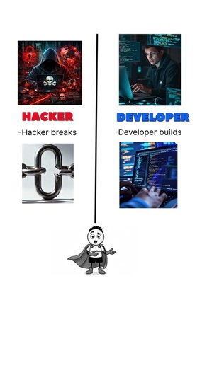 Hacker vs Developer: The Real Struggle! 💻🔥