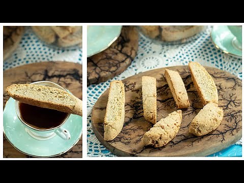 Almond Anise Biscotti (Greek Paximadakia)