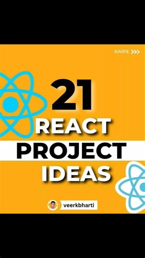 Project Ideas for React JS #reactjs #reactjsdeveloper #reactjsdevelopment #project #ideas