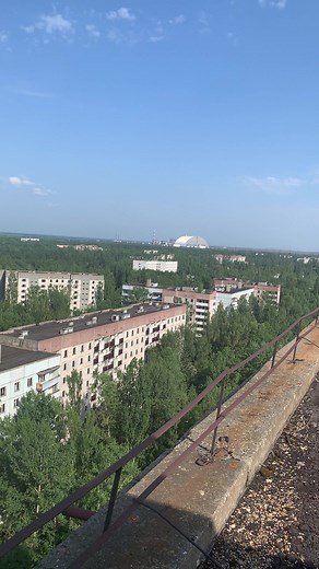 На крыше в Припяти #pripyat #chernobyl #stalker