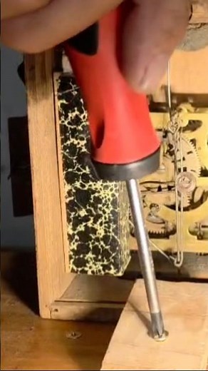 Is the Cuckoo Clock Chain Stuck? #cuckooclock #shorts #clockrepair #clockwork #blackforest