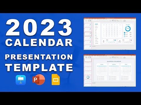 2023 calendar presentation template. Create BEAUTIFUL calendars in minutes