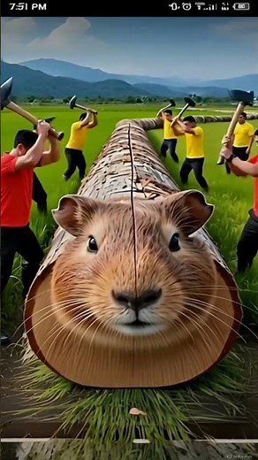 rescue the mouse from giant log