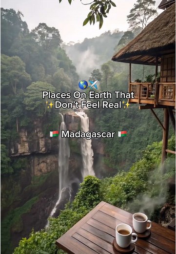 Did you know Madagascar is home to places that look like they belong in a sci-fi movie? 🤯🇲🇬 From the alien-like limestone towers of Tsingy de Bemaraha, to the ancient, otherworldly Baobab trees of Morondava 🌳, and the unreal white sandbar of Nosy Iranja connecting two islands at low tide 🏝️—this island is straight-up magic. Nature didn’t hold back here. 📍Add it to your travel list before the world catches on. #Madagascar #PlacesThatDontFeelReal #TravelTok #AvenueOfTheBaobabs #TsingyDeBemar