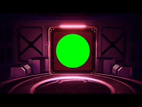 Sci-fi Logo Intro Green Screen template HD video